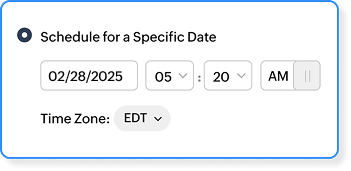 Sort your calendar with publishing and scheduling features