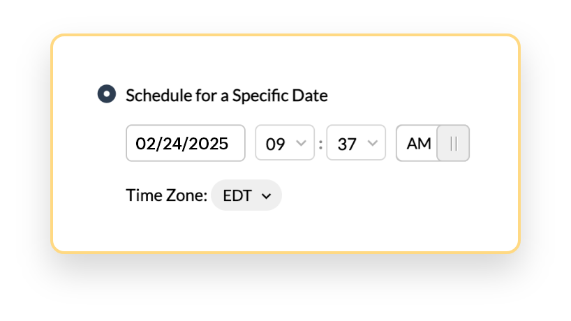TikTok schedule time