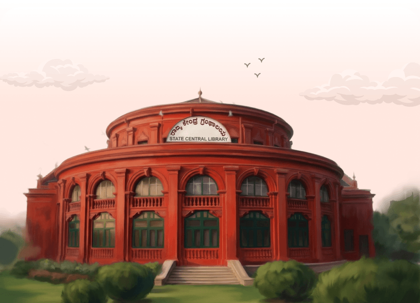 Bangalore landmark illustration