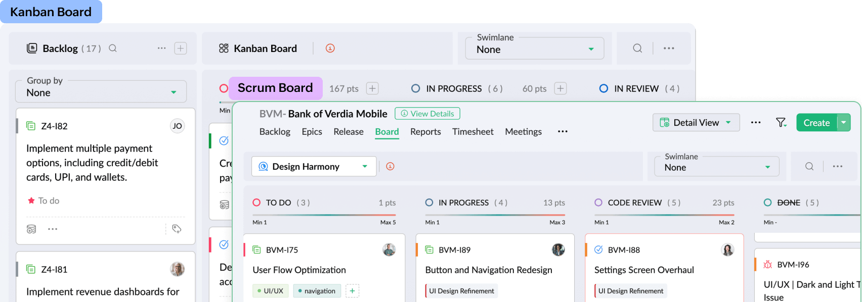 Agile Boards for mobile