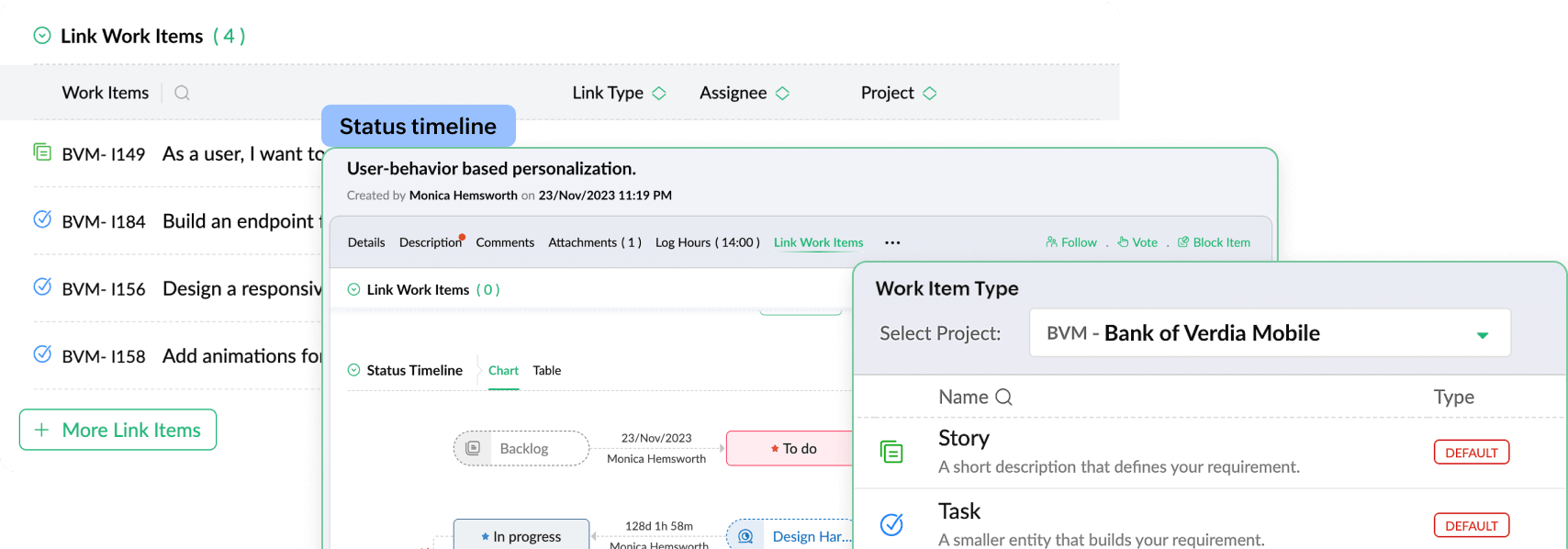 Work item Management for mobile