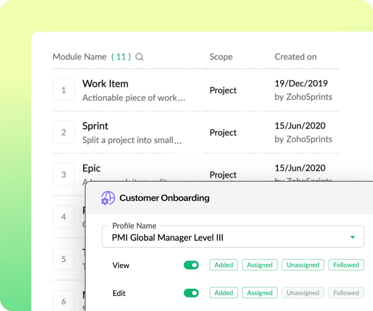 Meet unique business needs