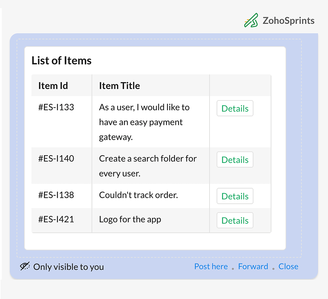 Fetch Items
