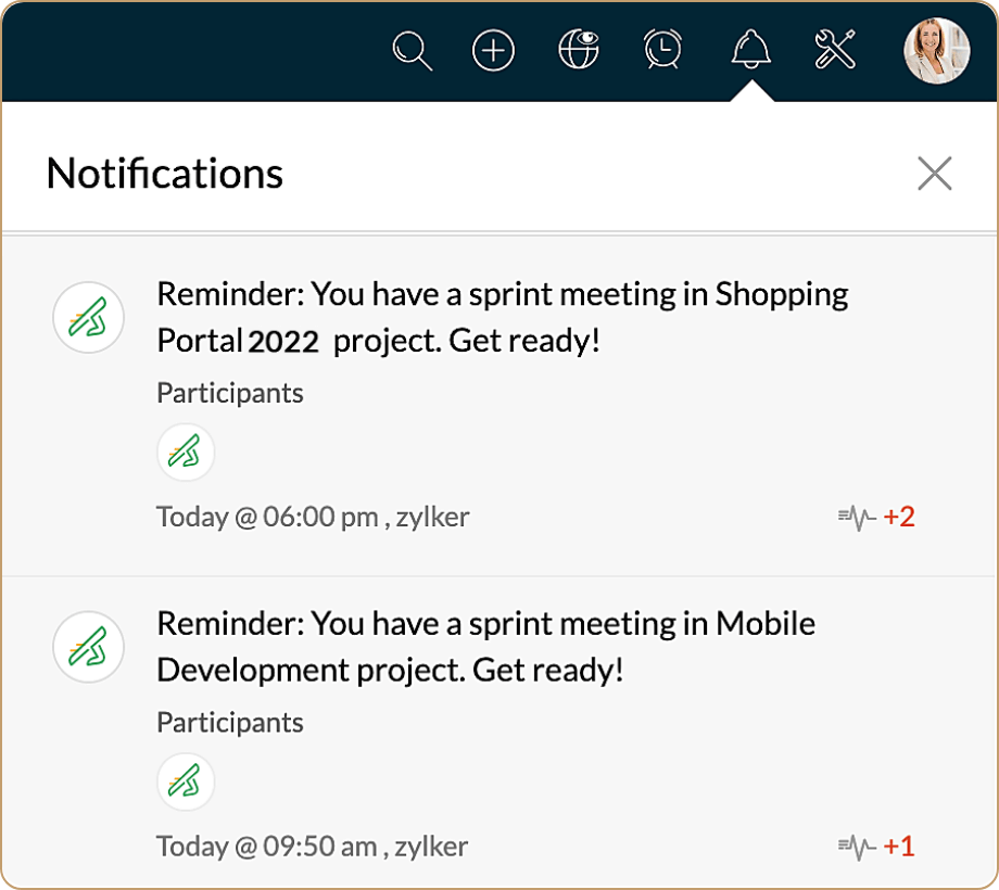 Meeting notifications