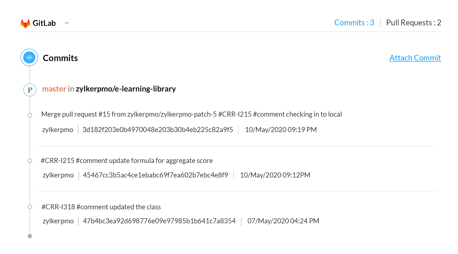 Context of Code Changes