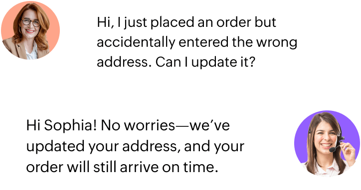 Fast and friendly customer support