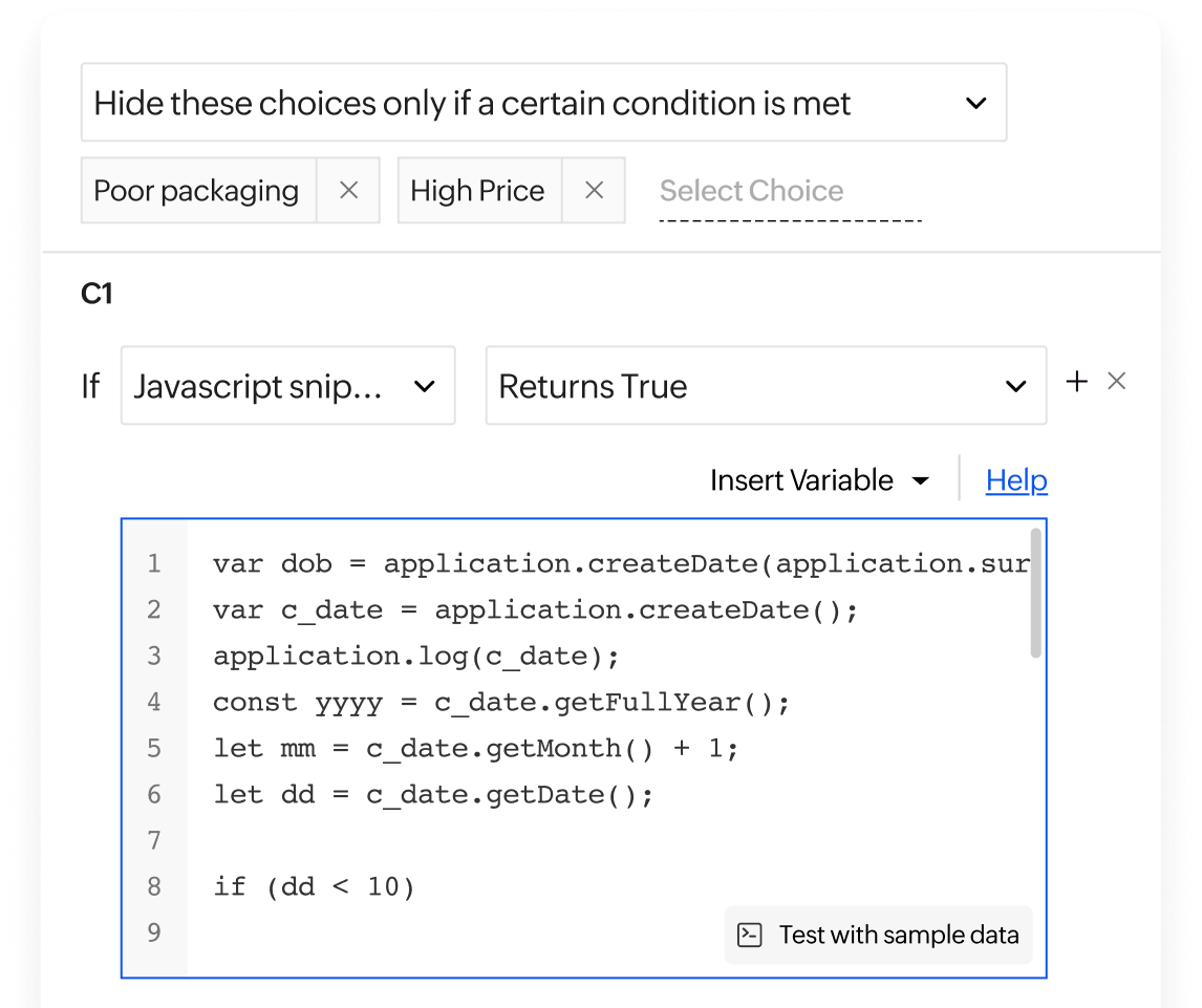 Take complete control with a custom script​