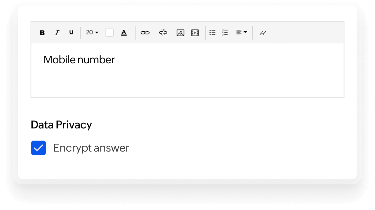 custom field encryption