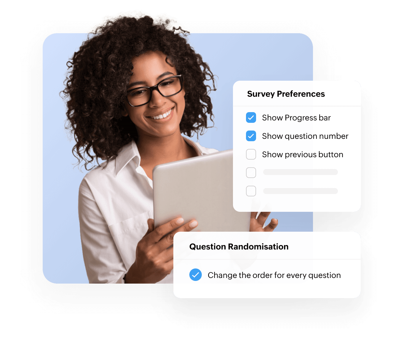extensive multi-page surveys
