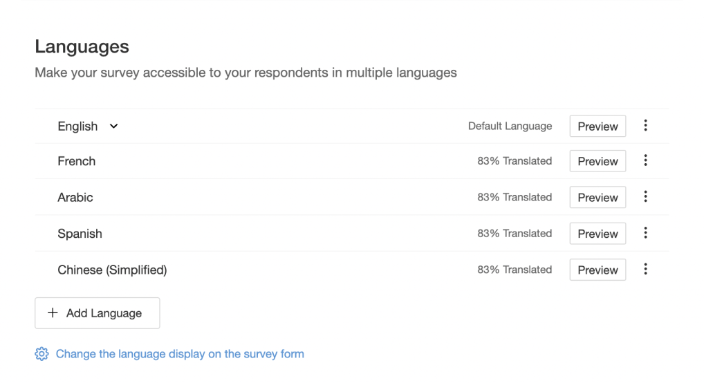 Translate surveys easily