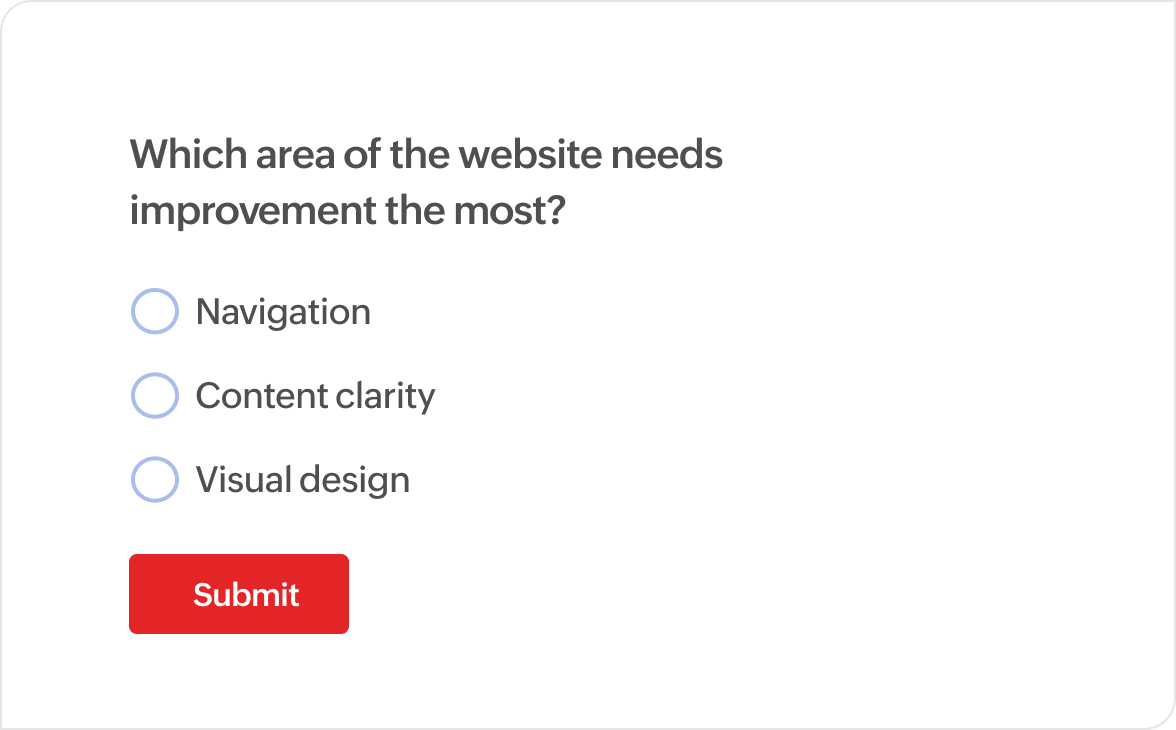 Website experience