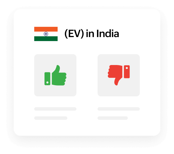 >Electric vehicles (EV) in India