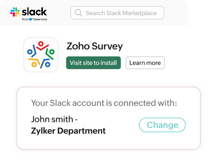 Sync Zoho Survey with Slack