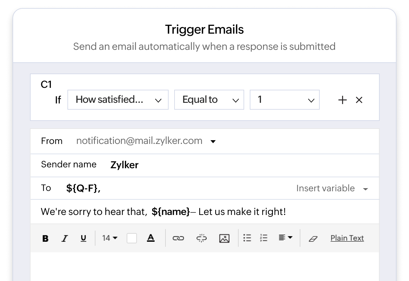 Turn feedback into immediate action