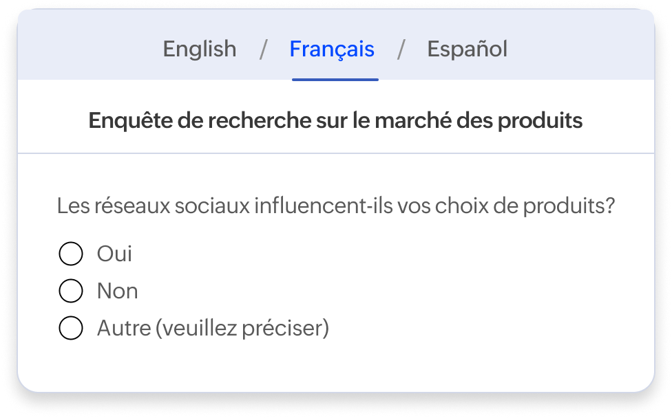 Multilingual surveys: Connect with a global audience