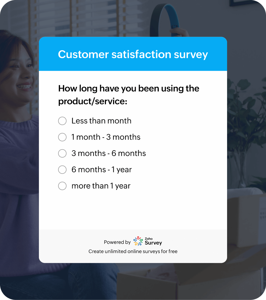 Customer satisfaction survey (CSAT survey)