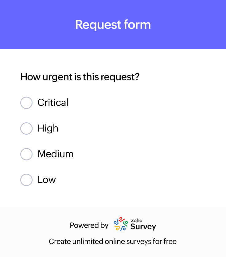 Maintenance request form