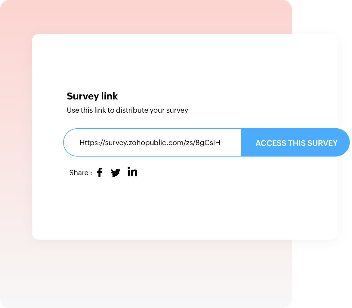 Customize the domain - survey