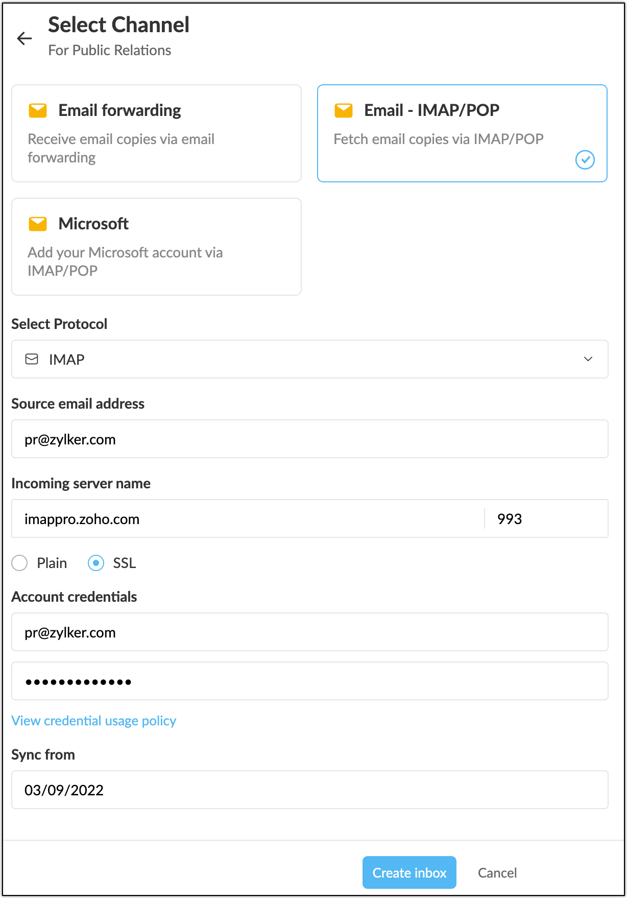 Configuring IMAP Configuring IMAP