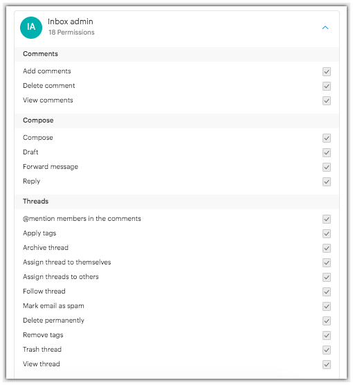 inbox admin