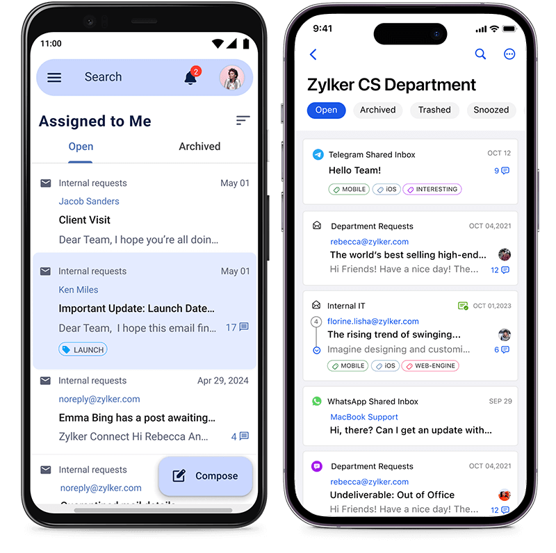 Shared Inboxes Anywhere, anytime!
