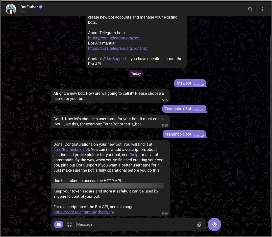 Telegram bot father