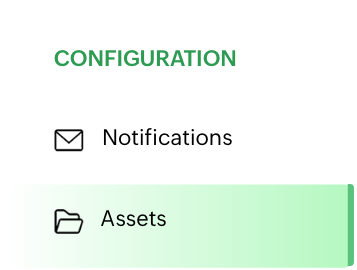 Affiliate software with a marketing assets section