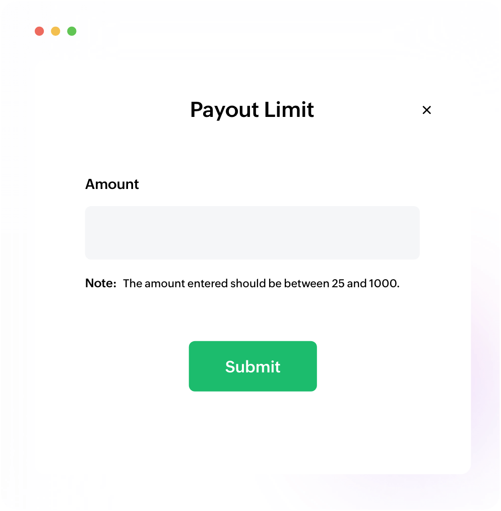 Affiliate marketing software with affiliate payout limits