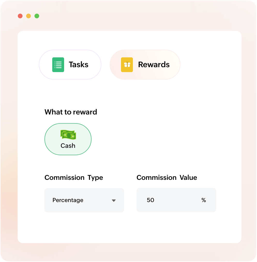 Affiliate software to reward affiliate commissions