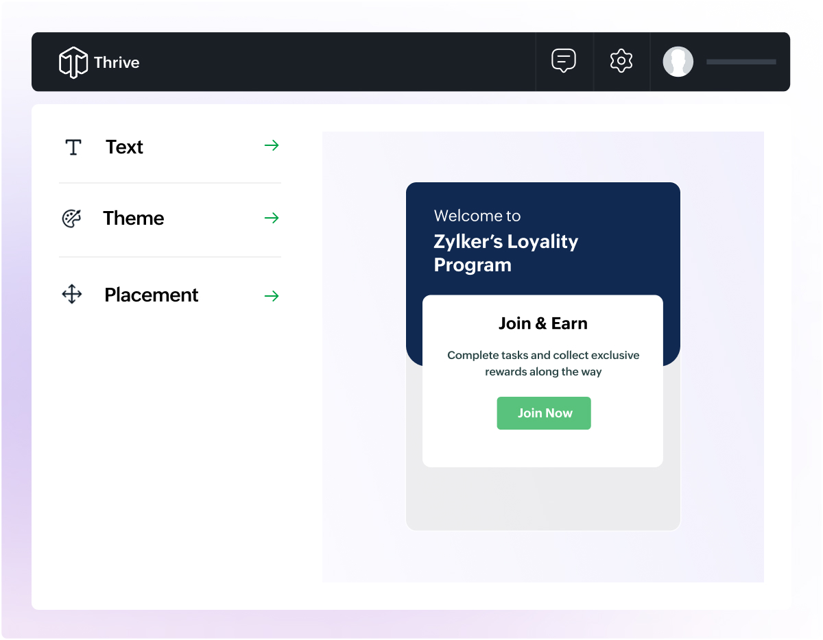 Custom widget integration