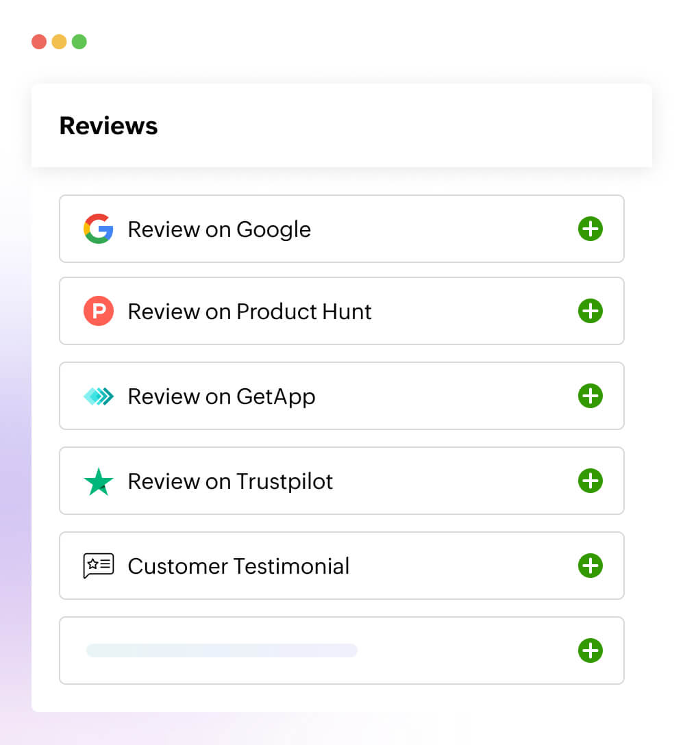 reviews and testimonials