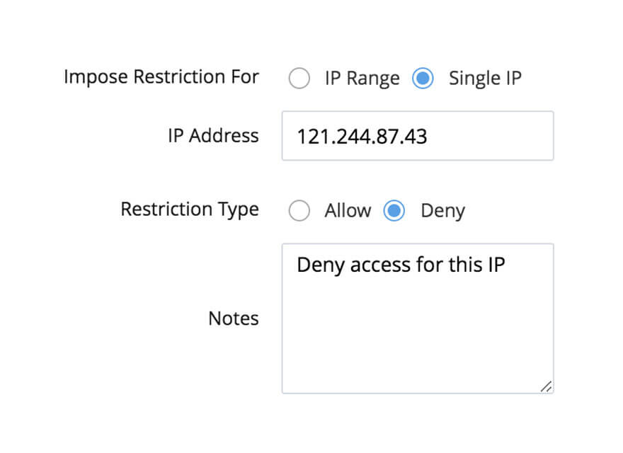 Block unsafe IPs using Zoho Vault