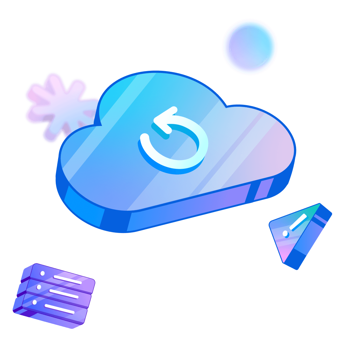 Encrypted Zoho Vault data backed up to the cloud