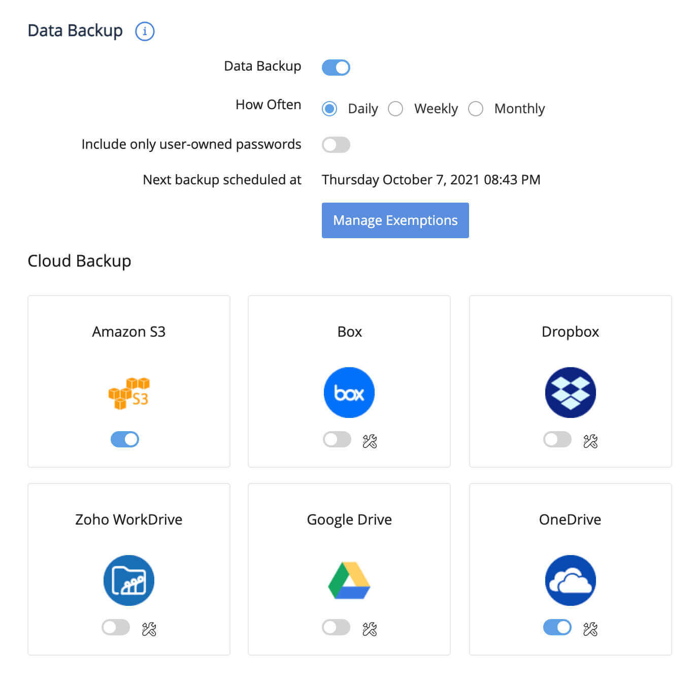 Pick your cloud storage service