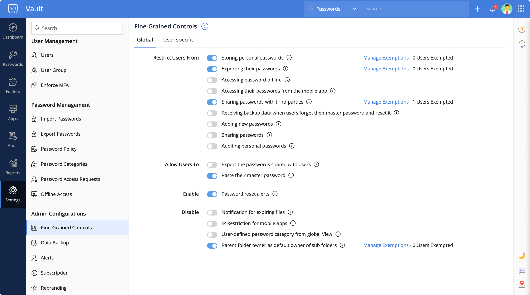 Powerful enterprise features