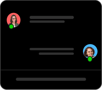 ウェビナー参加者や共同主催者とチャット