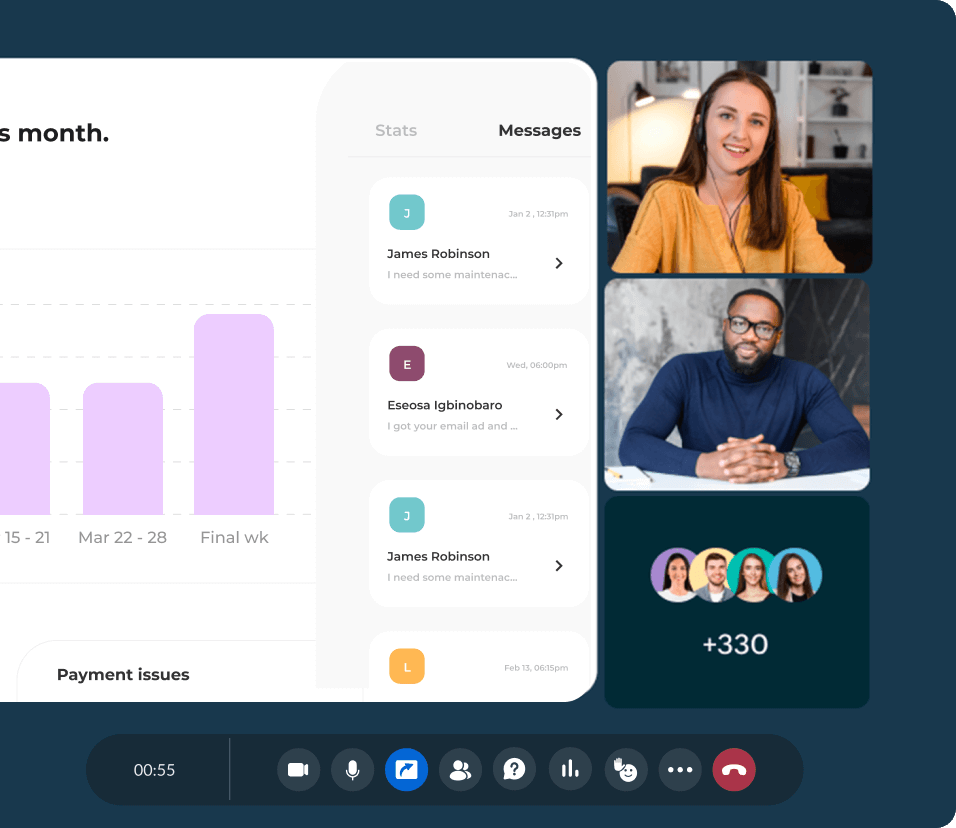 Product demos using webinar
