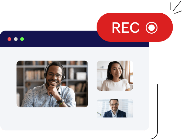 Recordings are accessible later