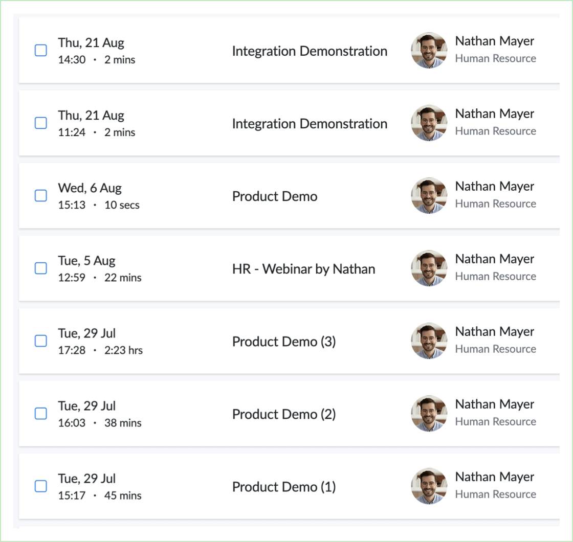 Easily view, share, and download your key notes anytime