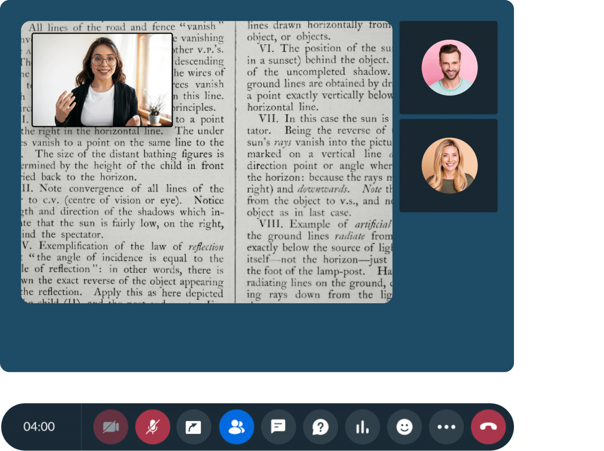 Real-time document viewing