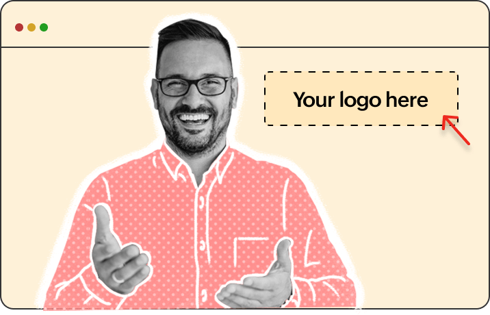 会社のロゴと名前