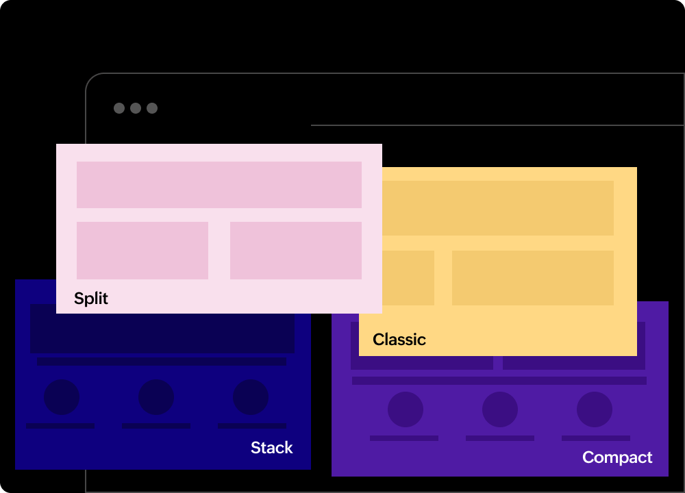 Choose a layout