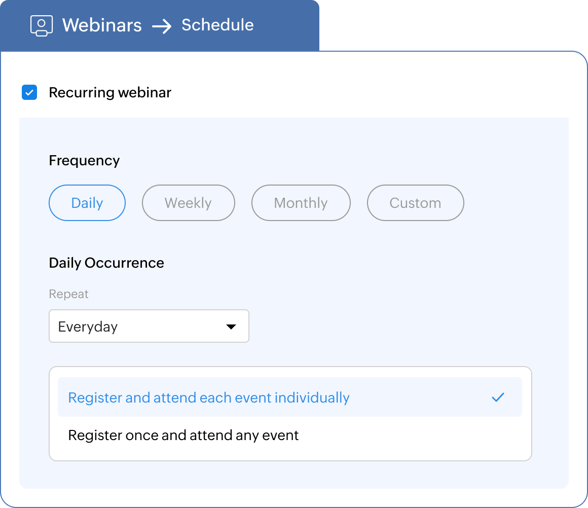 online webinar series