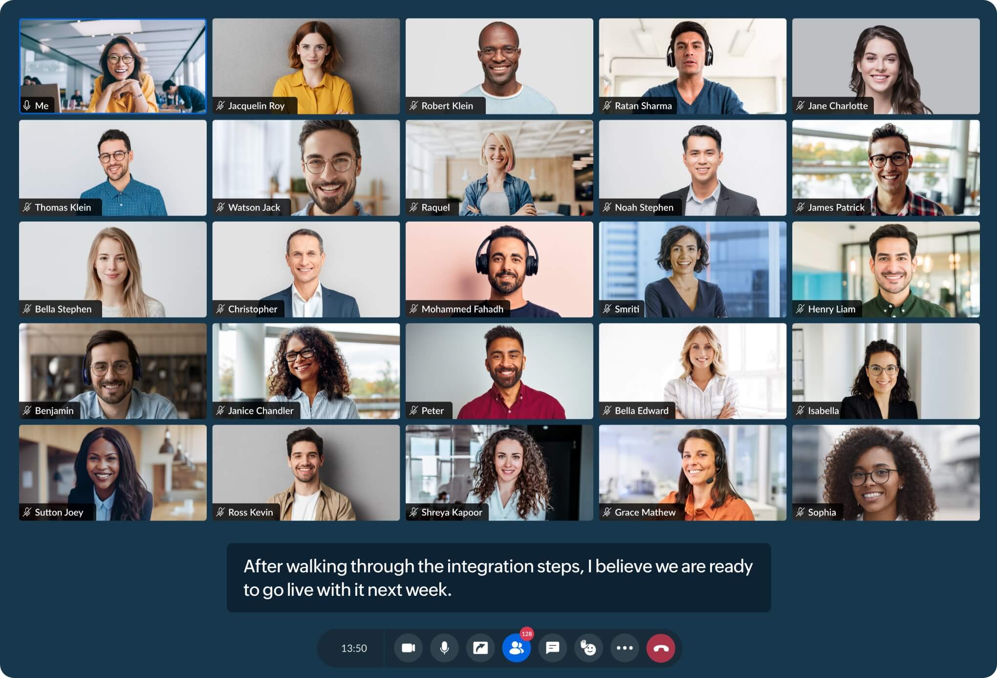 zoho meeting screenshot