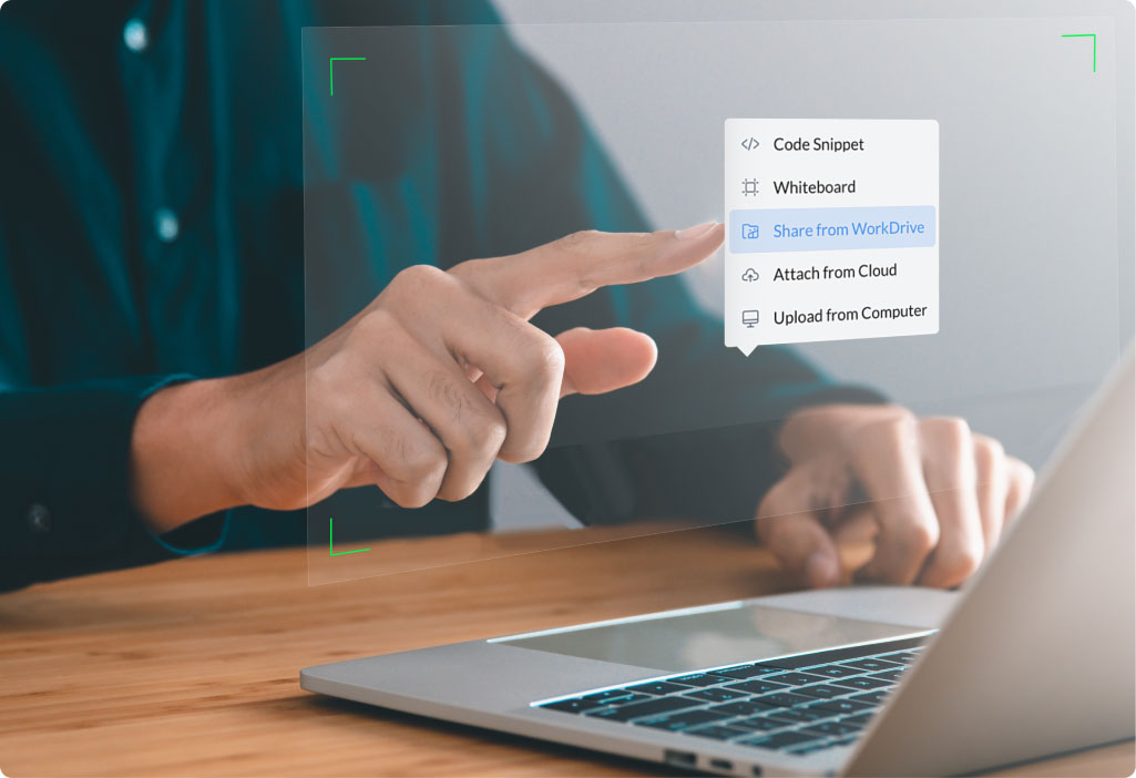 わずか1 Cliqでドキュメントを送信