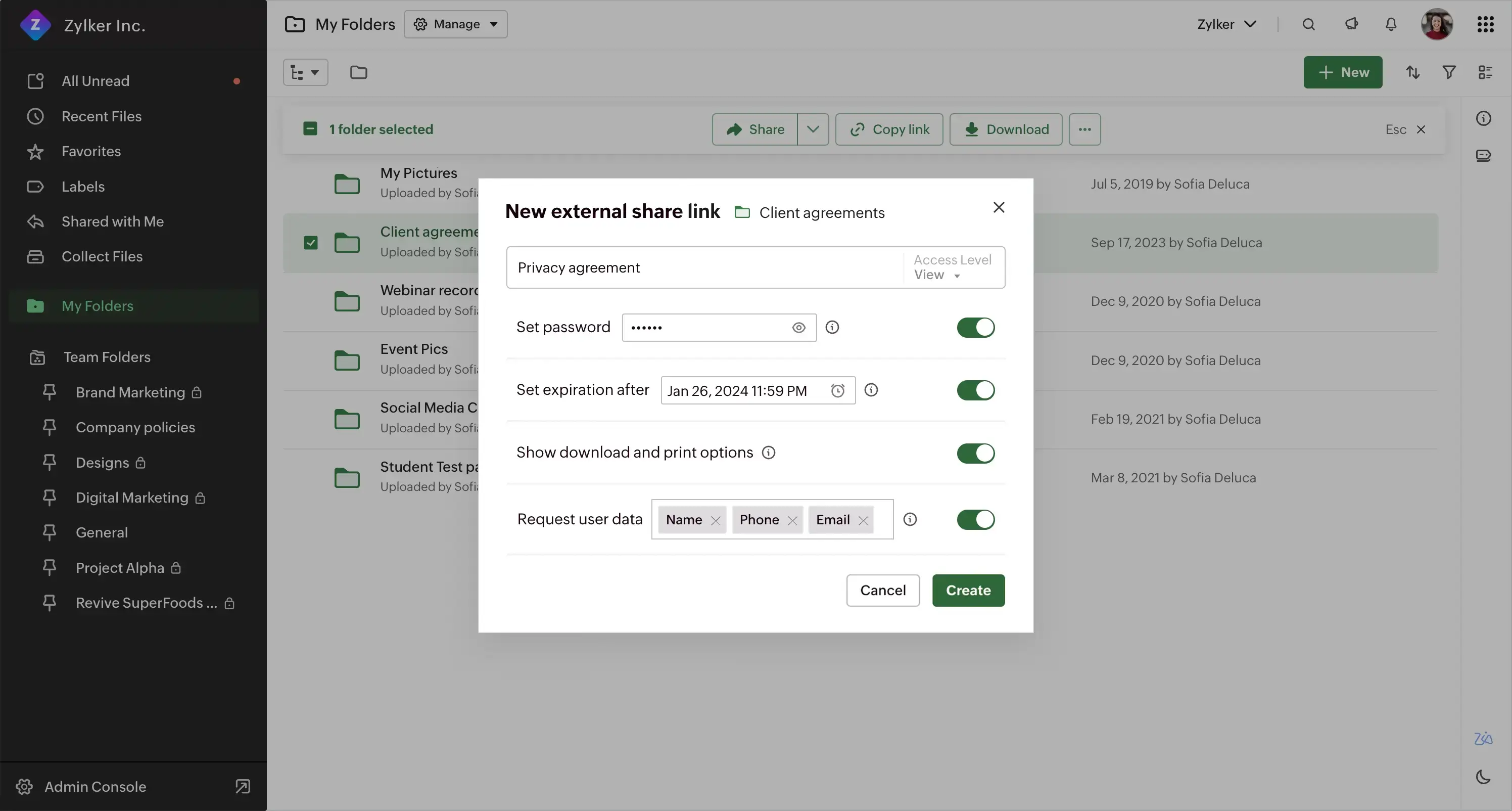 Unternehmensdaten sicher gemeinsam nutzen