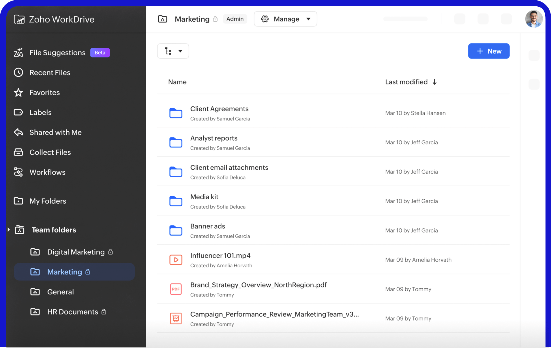 Access WorkDrive, from anywhere, any device