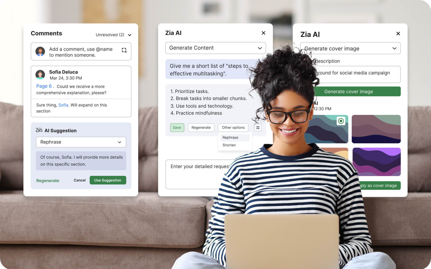 Generate ai content and images