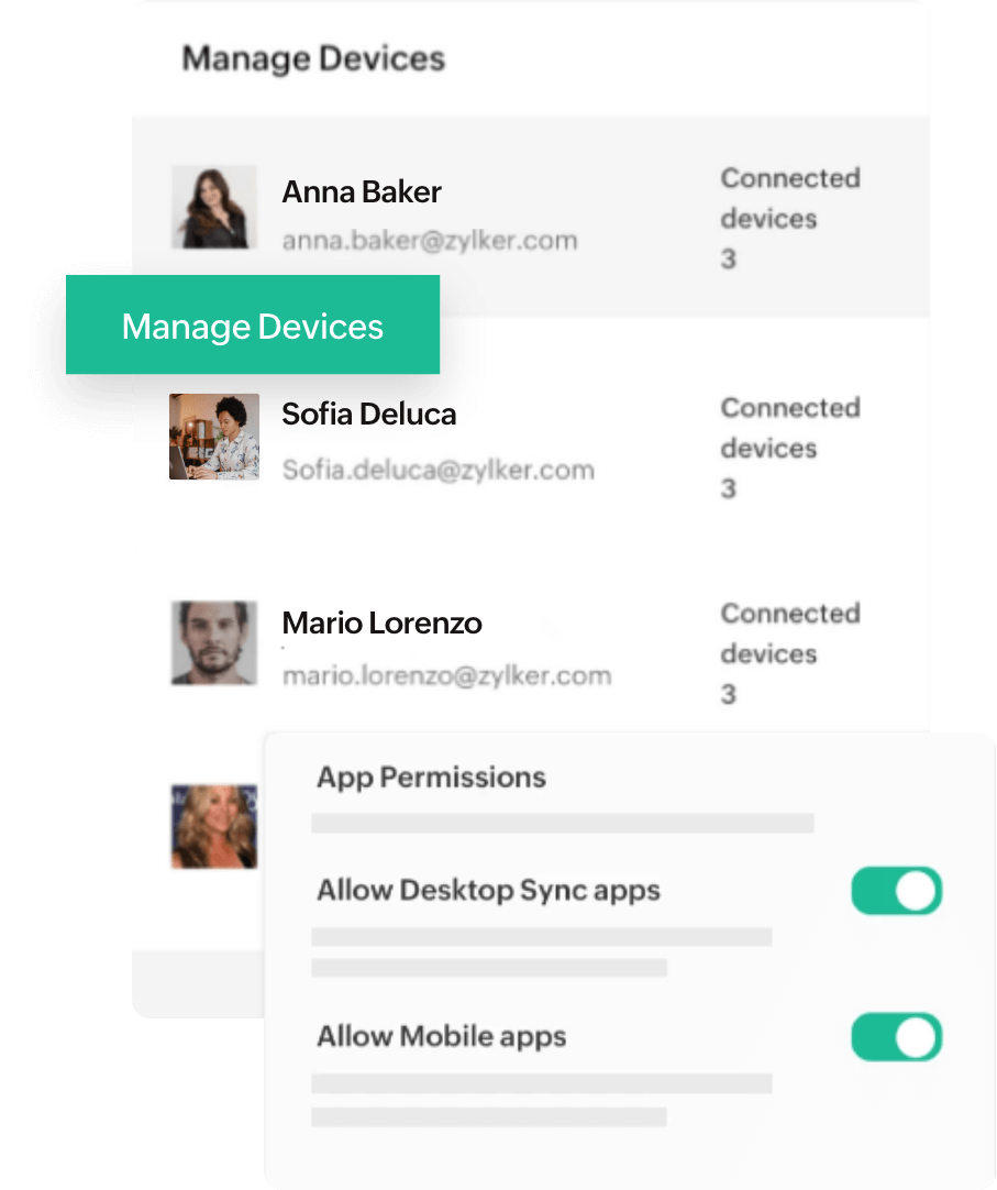 ハイブリッドチームを管理