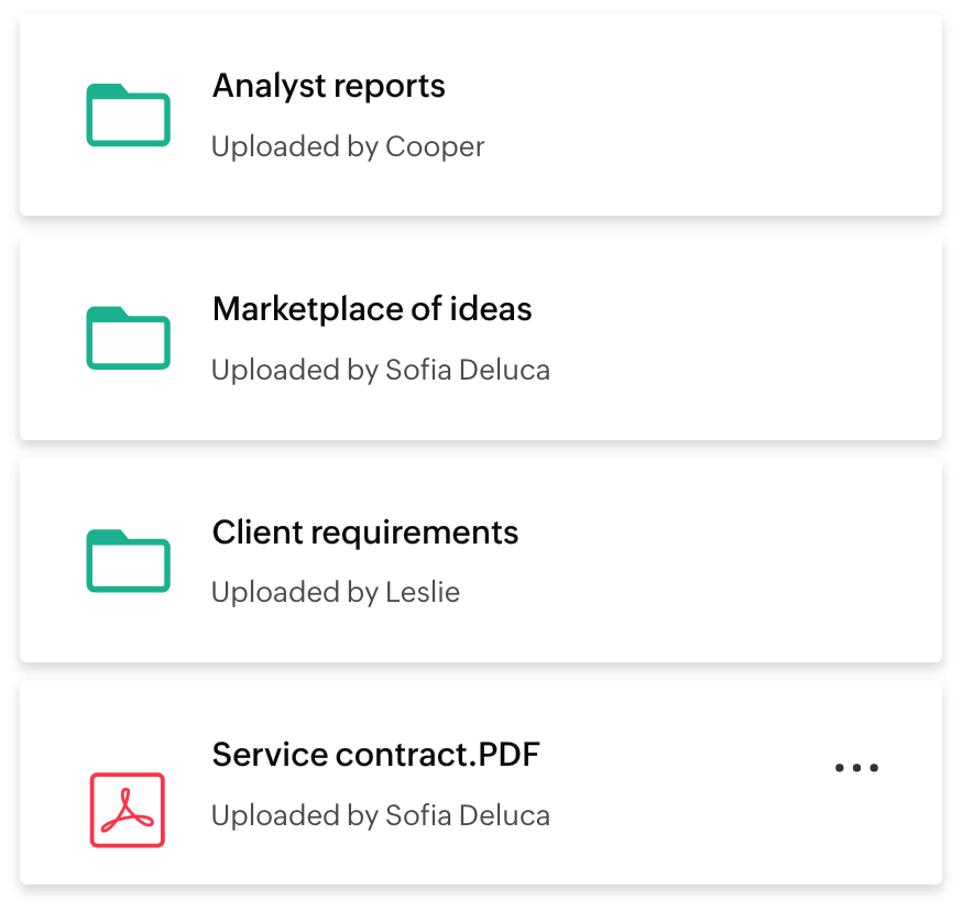 Access folders offline